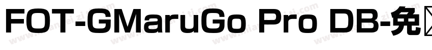 FOT-GMaruGo Pro DB字体转换
